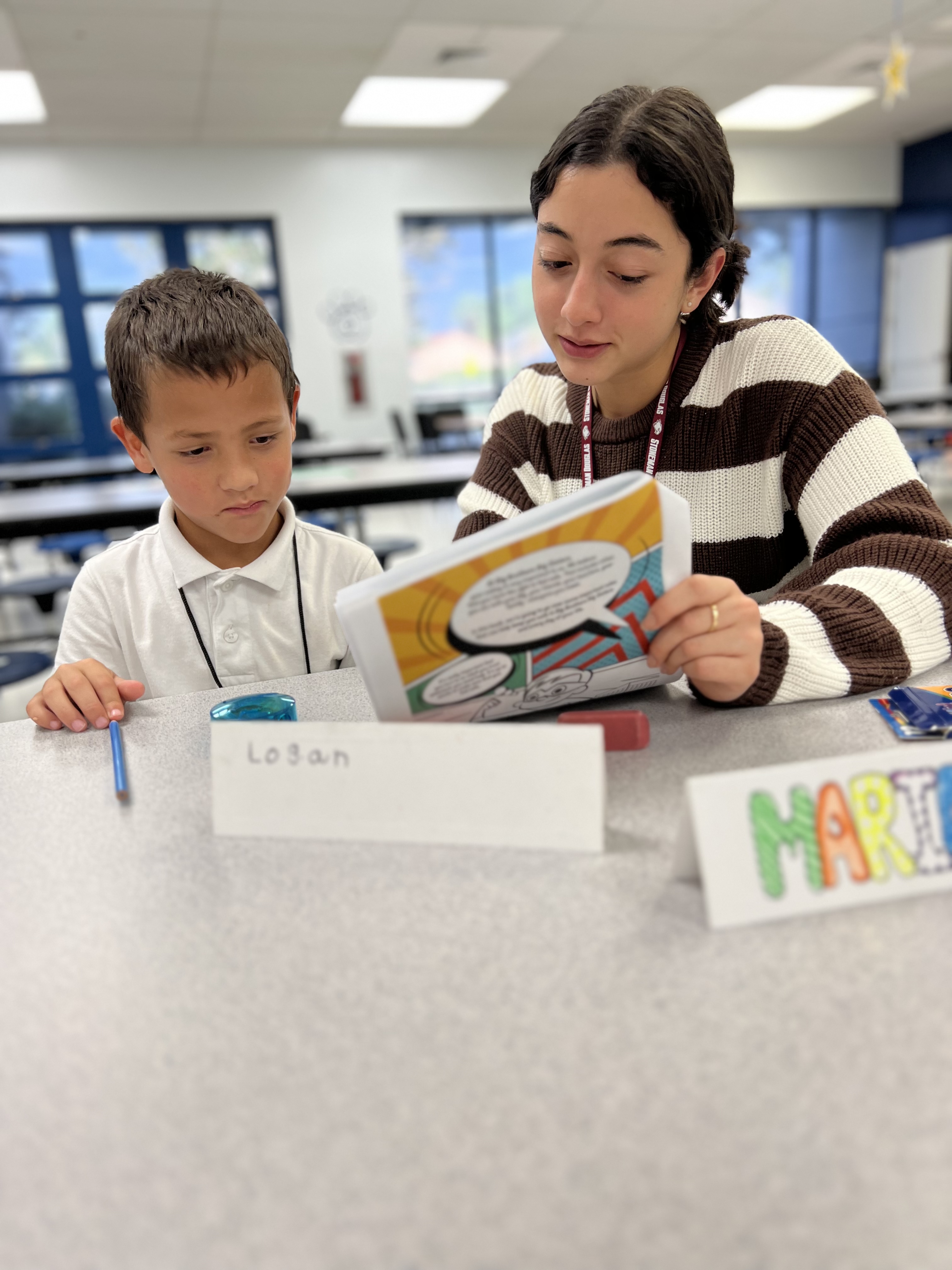 Students engaged in learning